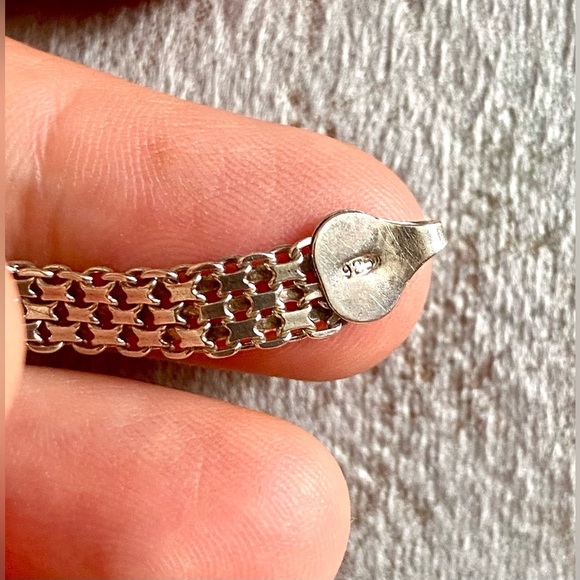 Silver Chain Bracelet. Sterling Silver. Made in Italy 🇮🇹 - Picture 4 of 5